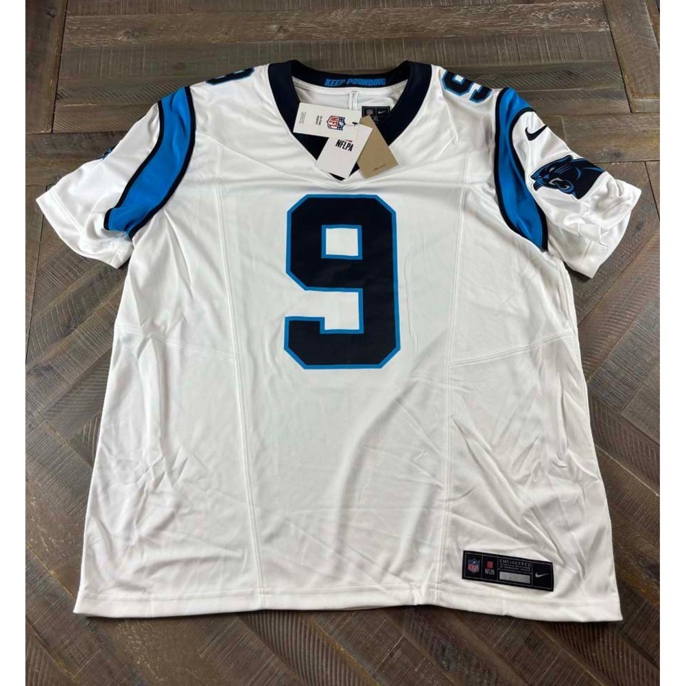 Nike Carolina Panthers Bryce Young 9 White NFL Jersey Mens XL New With Tags